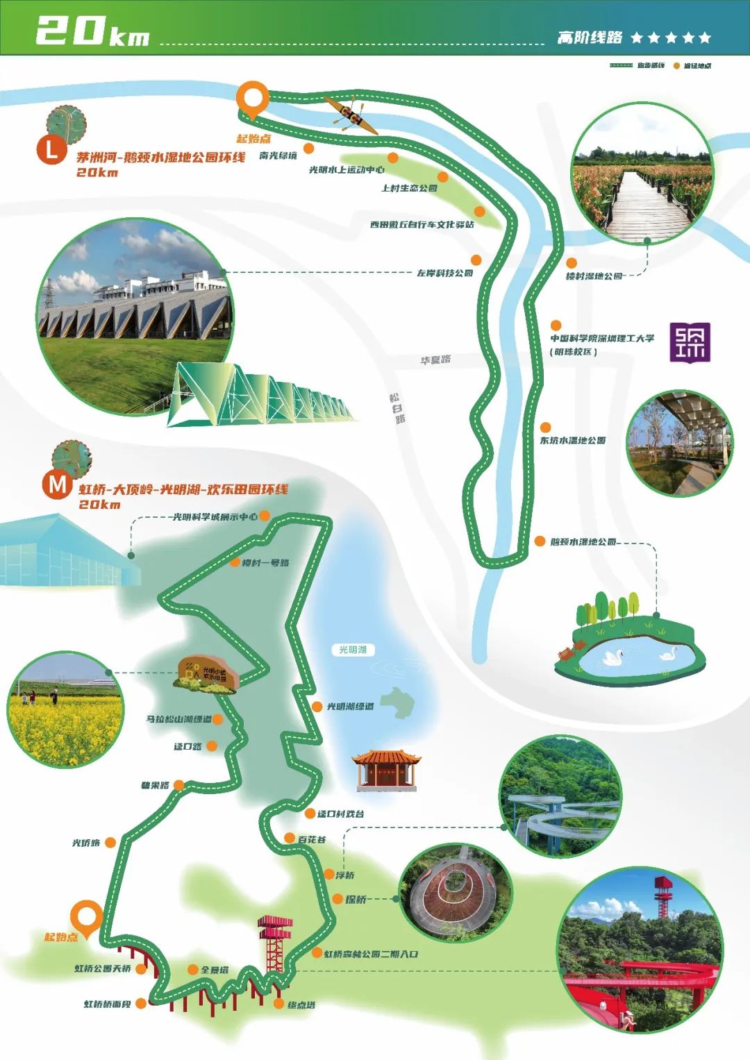 光明区活力运动地图来了！超多线路等你来get(图3)