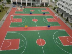 全国工程案例-塑胶跑道材料生产_环保透气型跑道_复合型塑胶厂家_混合型材料_EPDM供应商_环保全塑型_运动场厂家_绿舒(图4)