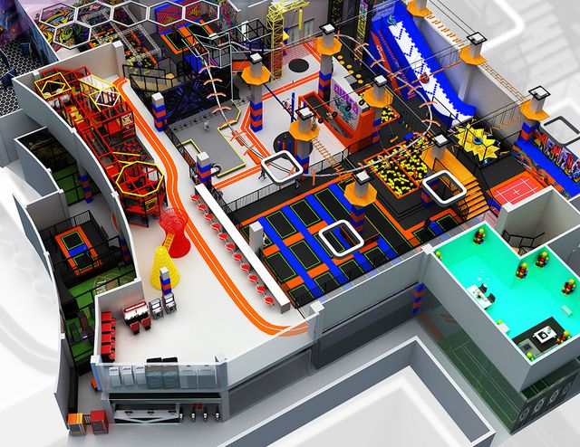 开个500平米综合蹦床乐园需要多少钱(图3)