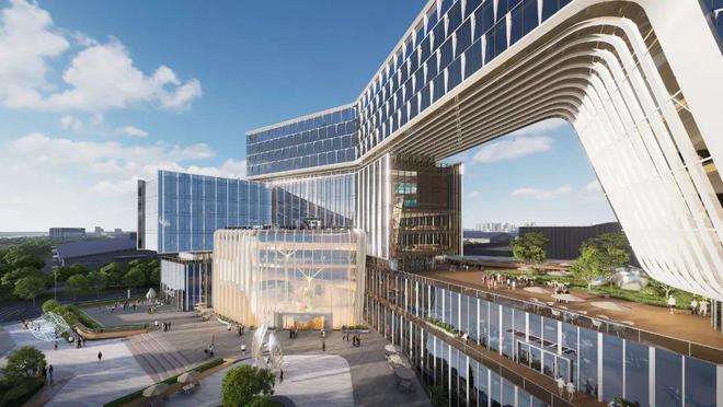 Aedas新作伊之密全球总部：佛山创新可持续发展的滨江地标(图4)