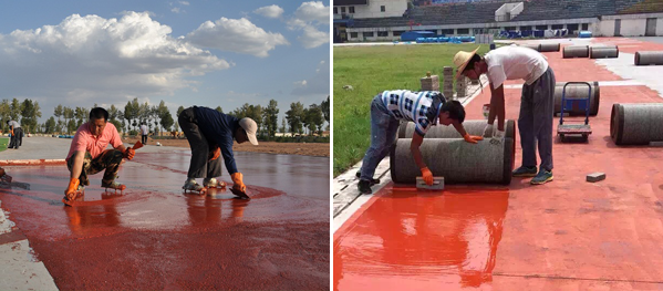 湖南塑胶跑道材料厂家每平方价格