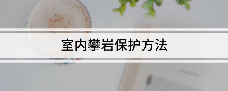 室内攀岩保护方法(图1)