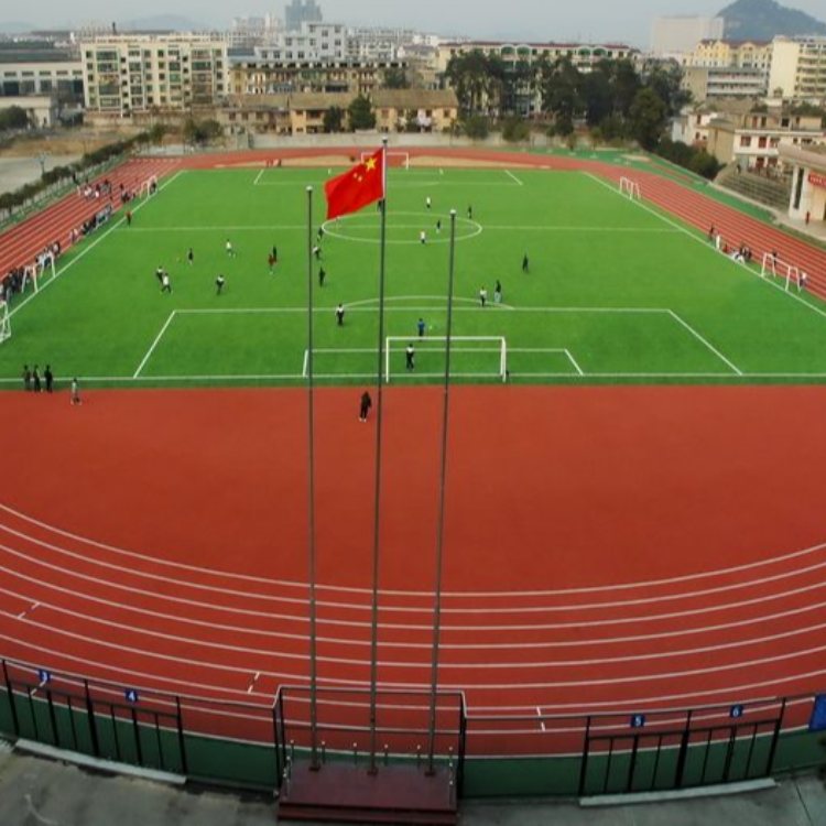 全塑型塑胶跑道-全塑型塑胶跑道铺设-立美建材服务到位(图2)