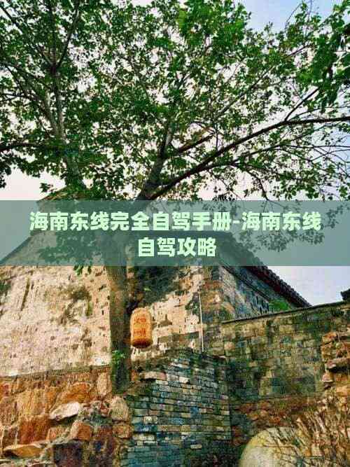 海南东线完全自驾手册-海南东线自驾攻略(图7)