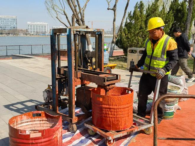 滨城新闻丨天津港保税区空港东西湖智慧步道焕新升级(图1)