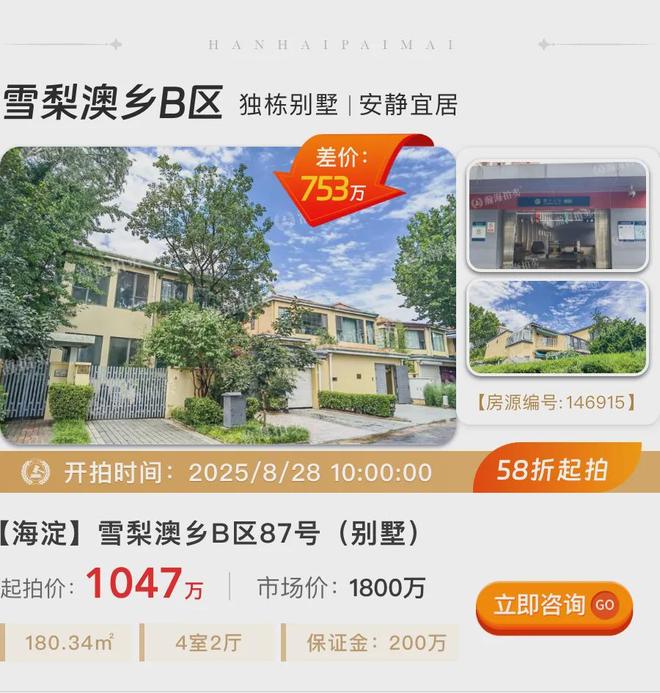 抢占海淀朝阳稀缺标的！平均低于市价25%拍万柳、燕莎、朝阳公园(图3)