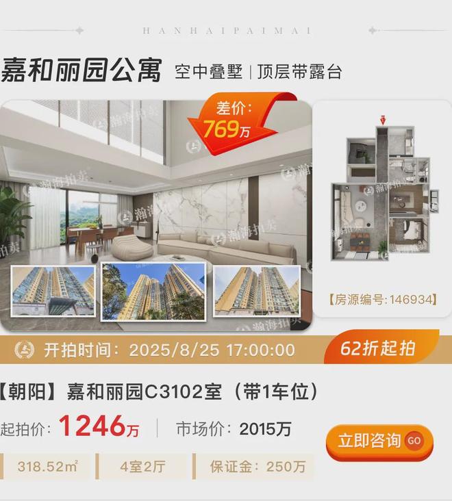 抢占海淀朝阳稀缺标的！平均低于市价25%拍万柳、燕莎、朝阳公园(图4)