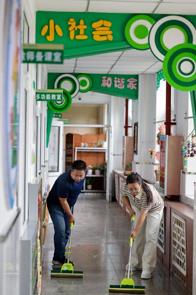 “洪水到此止步但成长不会”密云这所小学开学前保留水位线(图6)