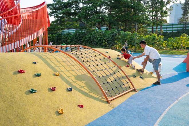 多图直击试运营期间免费玩！广州黄埔全龄智能体育公园对外开放(图8)