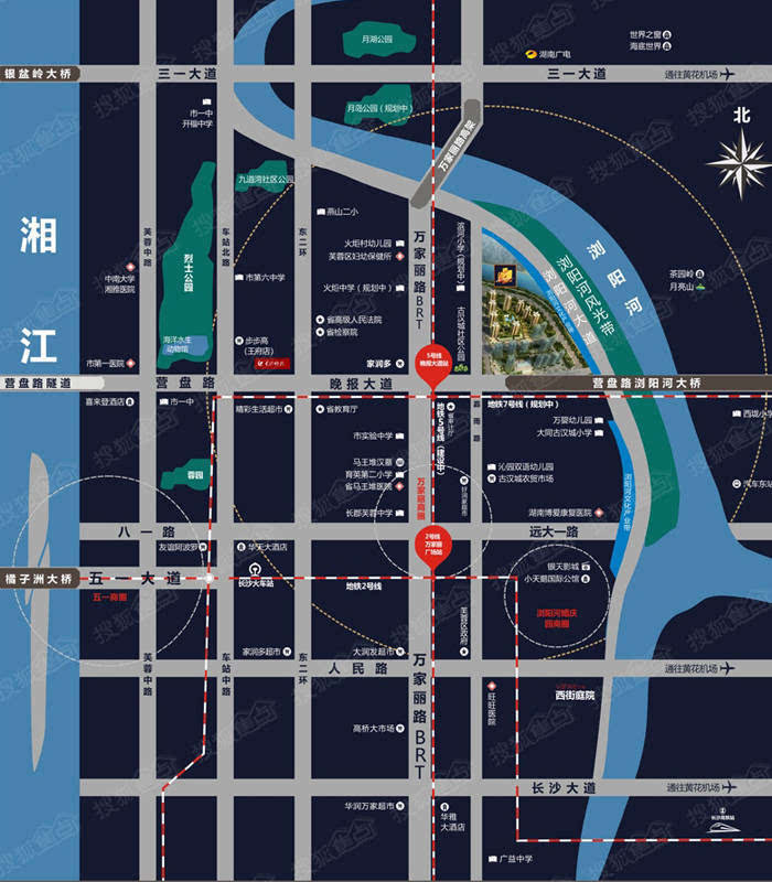 楼盘测评：万科金域蓝湾浏阳河畔名企带装修(图2)