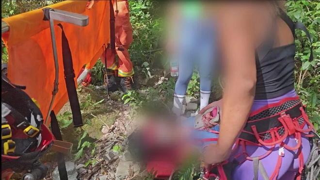 危险！岩降时突发意外金华一女子从12米岩壁高坠！(图2)