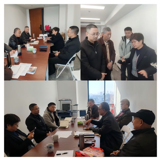 市住建局一行赴市老科协绿色经济分会调研新型塑胶跑道（场地）研发项目