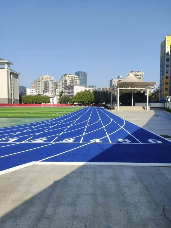 塑胶跑道摊铺厚度标准不同场地有讲究(图2)