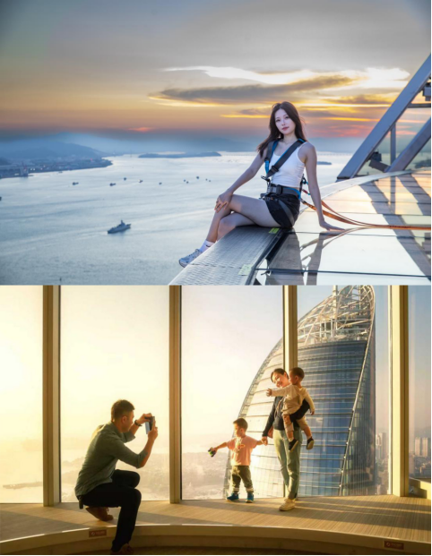 别在地面人挤人！厦门潮人新玩法：在300米云端CityWalk