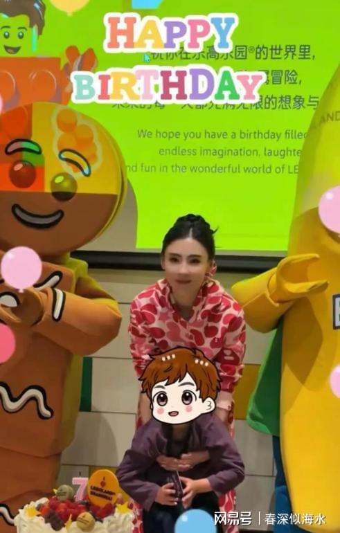 张柏芝带小儿子游环球影城！7岁小王子长高不少爱打篮球和攀岩(图7)