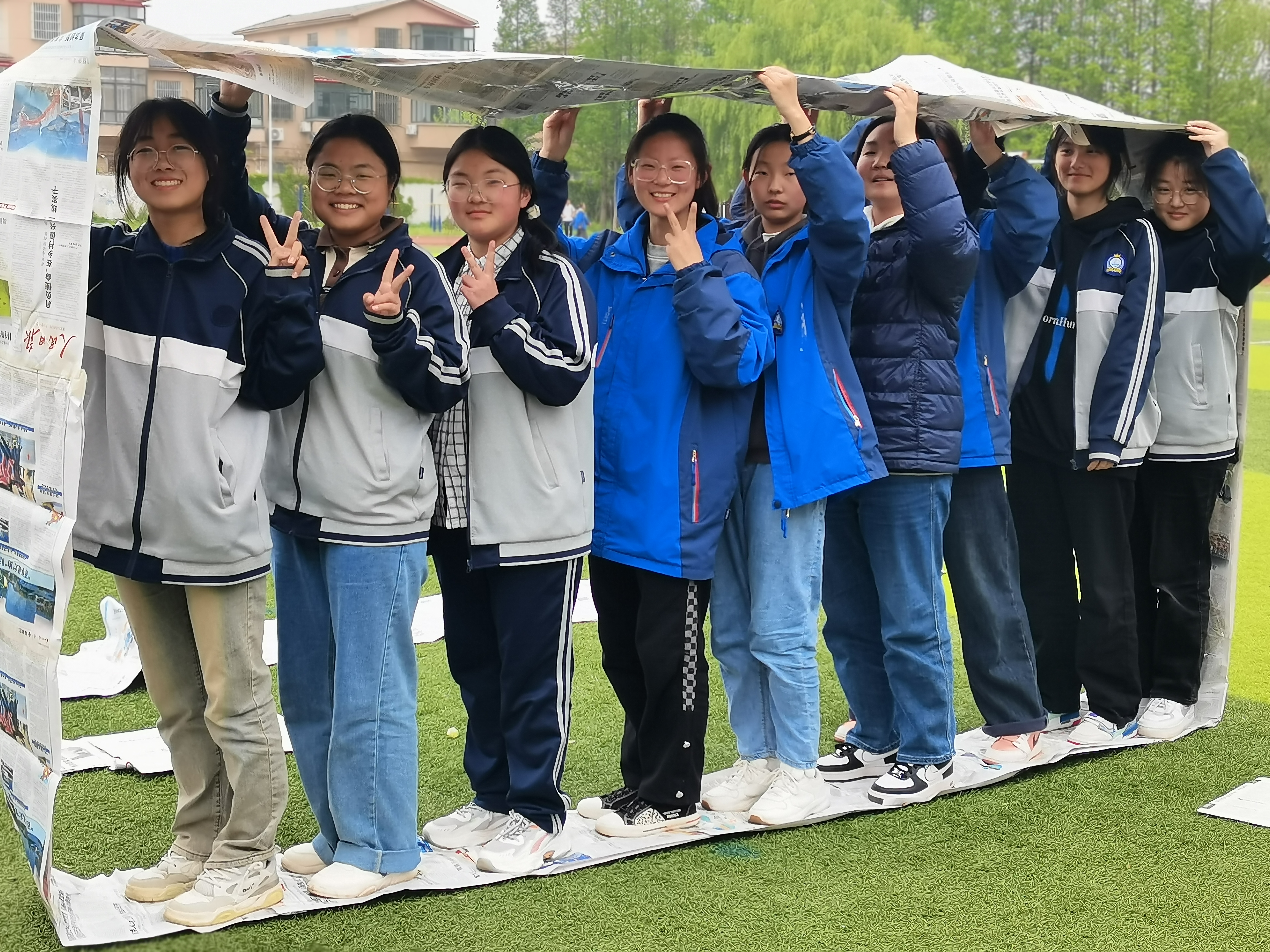 海头高中：开设户外团体心理课(图1)