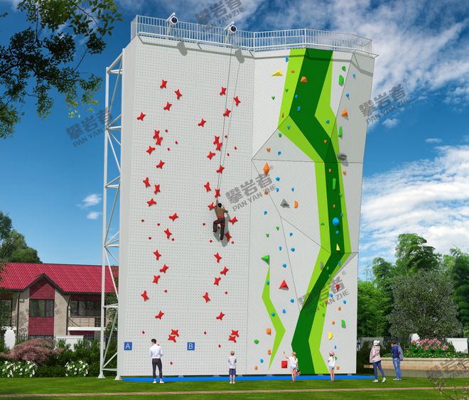 速度攀岩墙建设：双语小学专用破解安全不达标、训练不专业难题(图1)