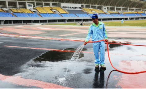 预制型塑胶跑道施工(图1)